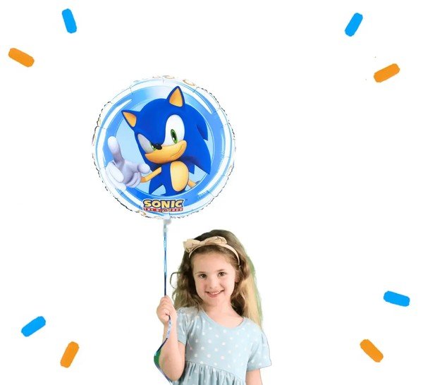 Sonic Helium Ballon - Gevuld Met Helium - 46 cm - Ballonnenshop.nl