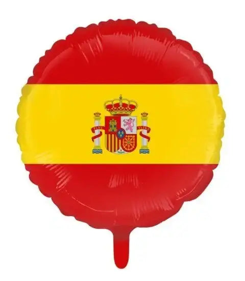 Spaanse Vlag Folie Ballon - 45 cm - Ballonnenshop.nl