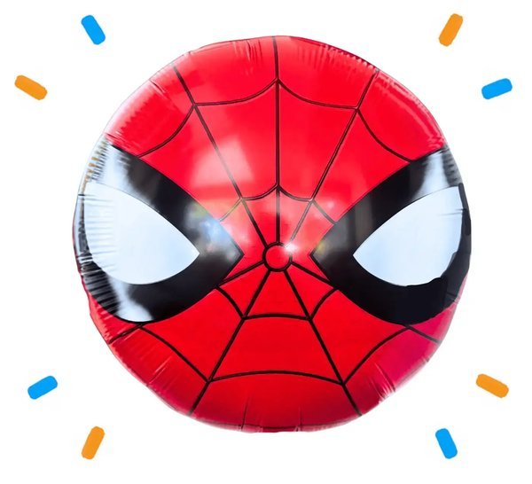 Spiderman Masker Helium Ballon - Gevuld Met Helium - 46 cm - Ballonnenshop.nl