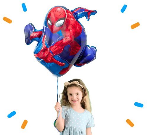 Spiderman XL Helium Ballon - Gevuld Met Helium - 73 cm - Ballonnenshop.nl