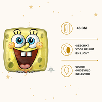 Spongebob Folie Ballon - 46 cm - Ballonnenshop.nl