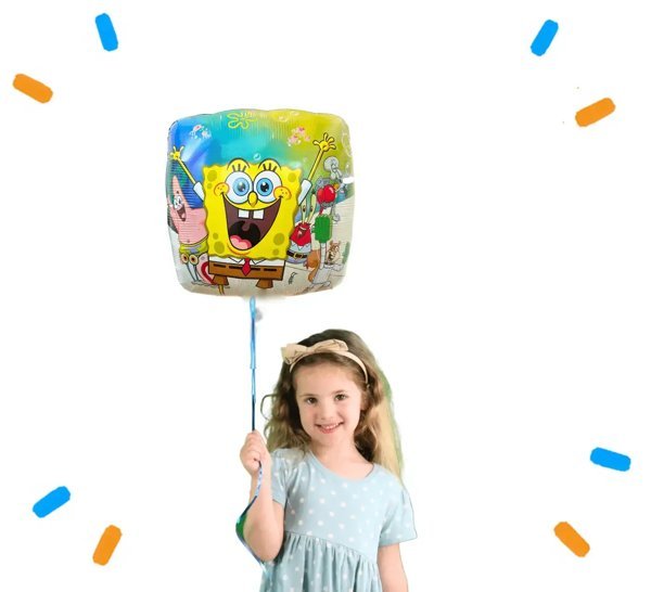 Spongebob Helium Ballon - Gevuld Met Helium - 43 cm - Ballonnenshop.nl