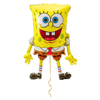 Spongebob Helium XL Ballon – helium gevuld met metallic gouden lint – Ballonnenshop.nl