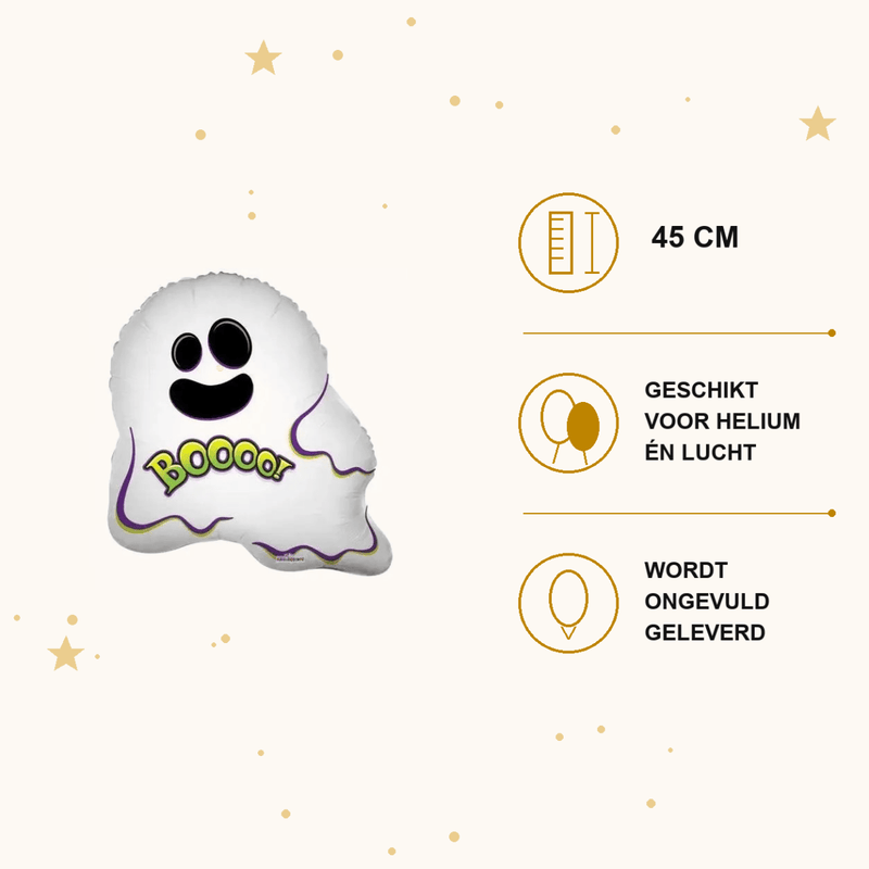 Spook Folie Ballon - 45 cm - Ballonnenshop.nl