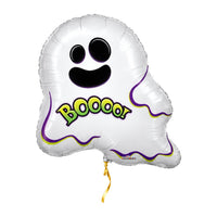 Spook Helium Ballon – met helium gevuld, met gouden lint