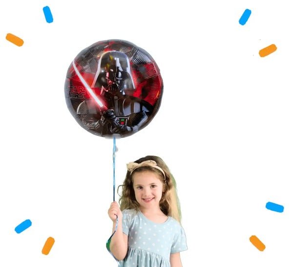Star Wars Darth Vader Helium Ballon - Gevuld Met Helium - 43 cm - Ballonnenshop.nl