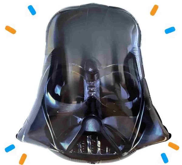 Star Wars Darth Vader Helium Ballon - Gevuld Met Helium - 63 cm - Ballonnenshop.nl