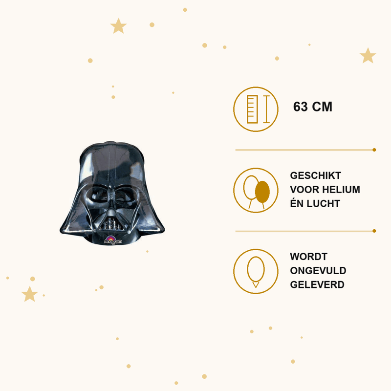 Star Wars Folie Ballon - 63 cm - Ballonnenshop.nl