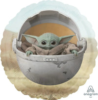 Star Wars Mandalorian Child Folie Ballon - 46 cm - Ballonnenshop.nl
