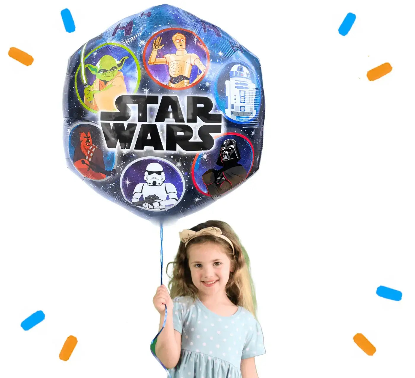 Star Wars XL Helium Ballon - Gevuld Met Helium - 68 cm - Ballonnenshop.nl