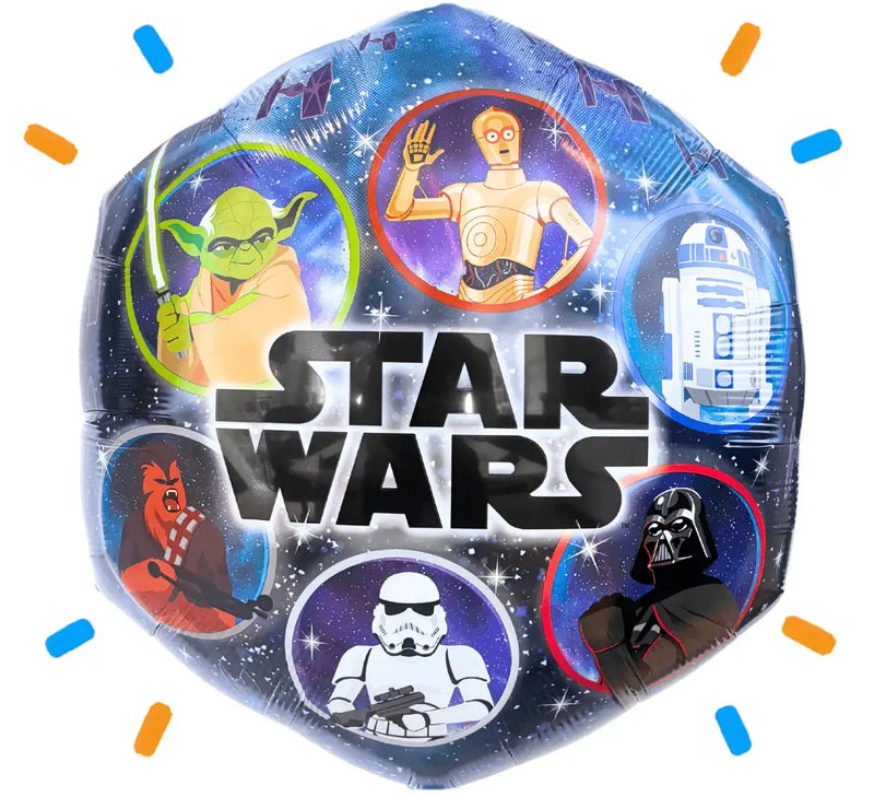 Star Wars XL Helium Ballon - Gevuld Met Helium - 68 cm - Ballonnenshop.nl