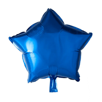 Ster Donker Blauw Folie Ballon - 46 cm - Ballonnenshop.nl