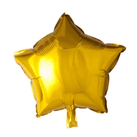 Ster Goud Folie Ballon - 46 cm - Ballonnenshop.nl