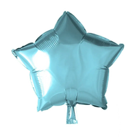 Ster Licht Blauw Folie Ballon - 46 cm - Ballonnenshop.nl