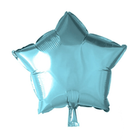 Ster Licht Blauw Folie Ballon - 46 cm - Ballonnenshop.nl