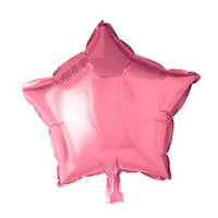 Ster Roze Folie Ballon - 46 cm - Ballonnenshop.nl