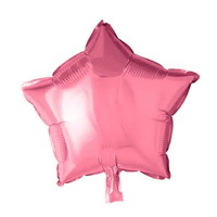Ster Roze Folie Ballon - 46 cm - Ballonnenshop.nl