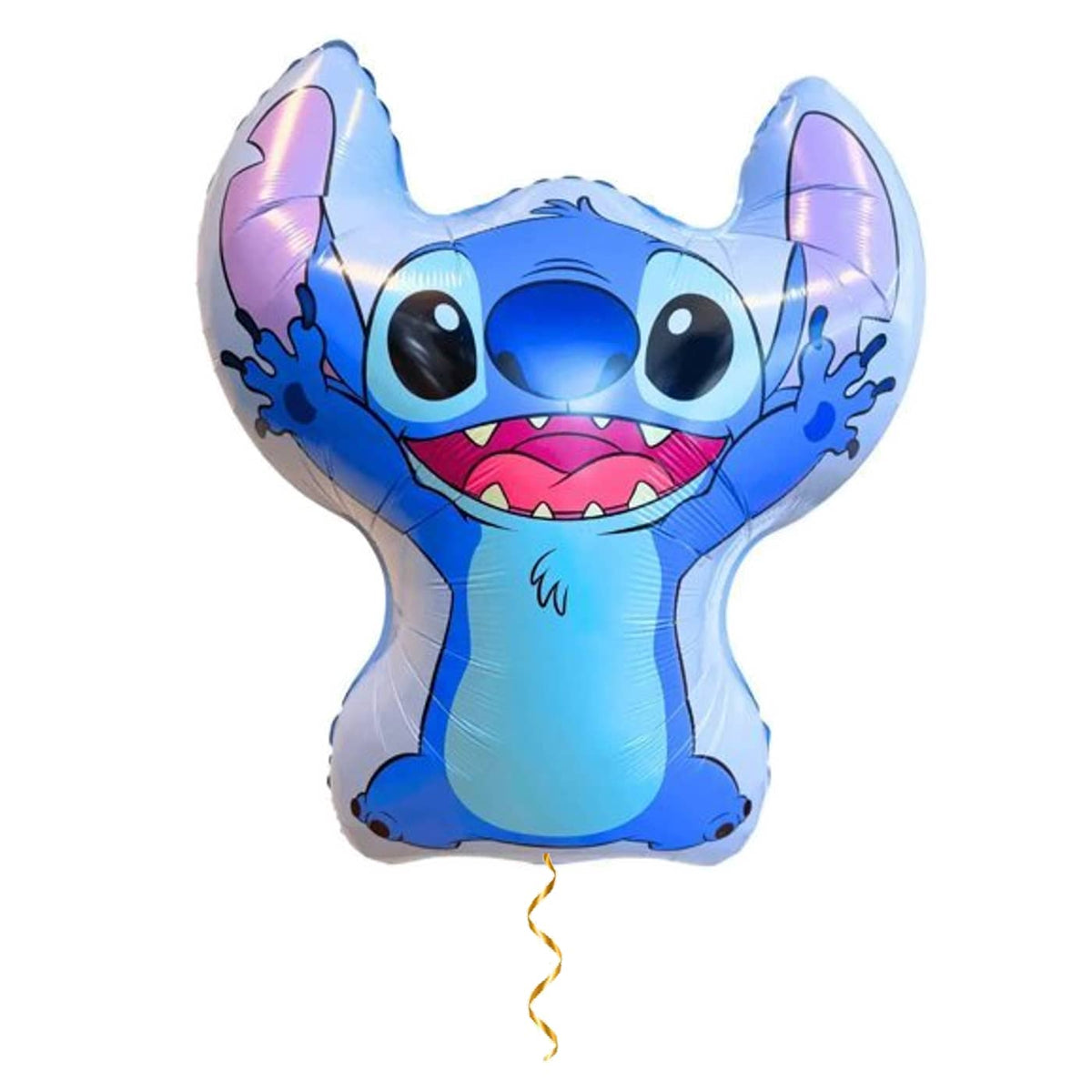 Stitch Helium XL Ballon – helium gevuld met metallic gouden lint – Ballonnenshop.nl