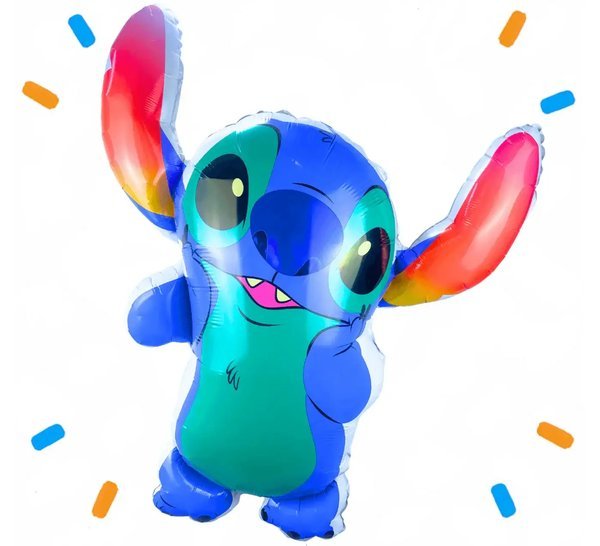 Stitch Helium Ballon - Gevuld Met Helium - 83 cm - Ballonnenshop.nl