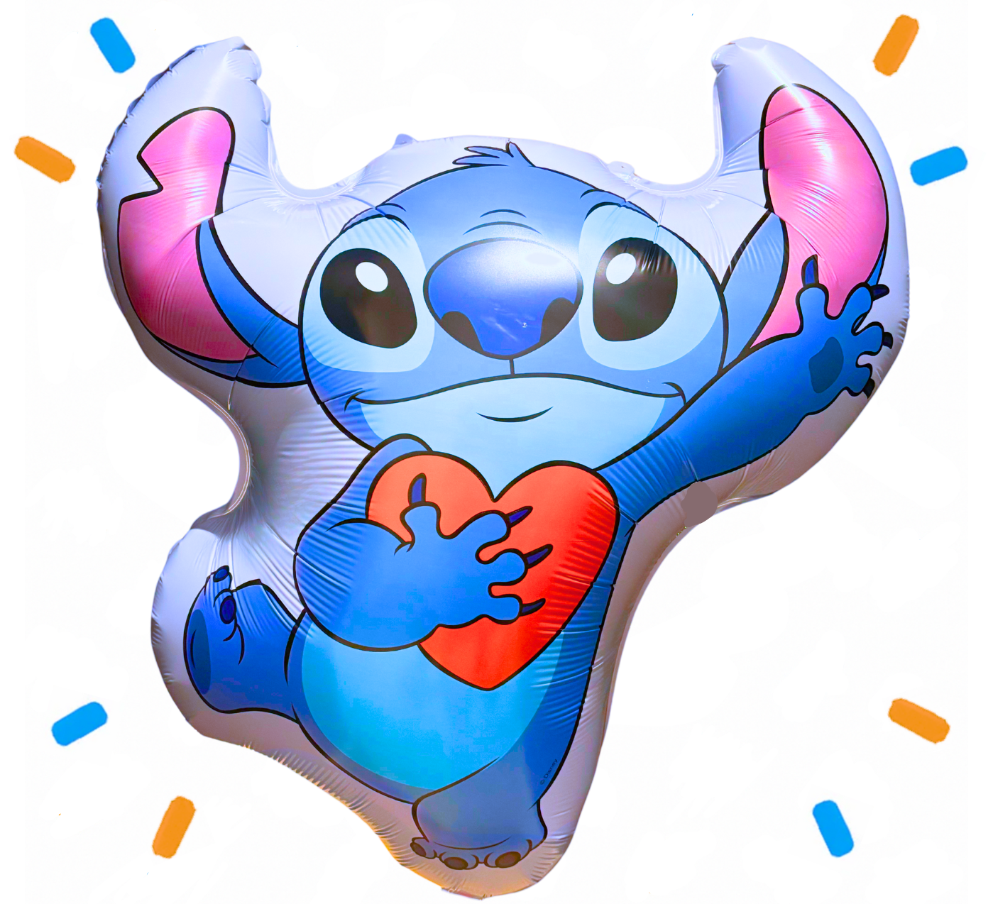 Stitch Met Hartje Helium Ballon - Gevuld Met Helium - 78 cm