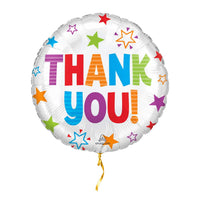 Thank You Ballon – variant 2 – met helium gevuld, met gouden lint