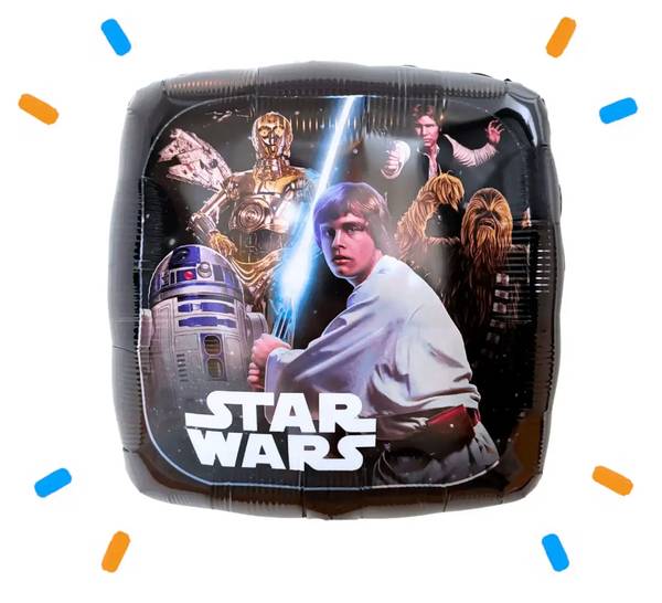 The Light Side Star Wars Helium Ballon - Gevuld Met Helium - 46 cm - Ballonnenshop.nl