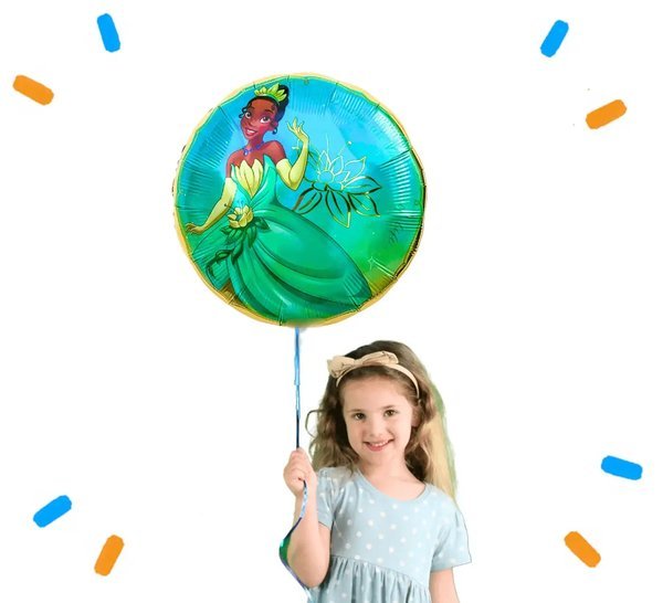Tiana Disney Prinses Helium Ballon - Gevuld Met Helium - 46 cm - Ballonnenshop.nl