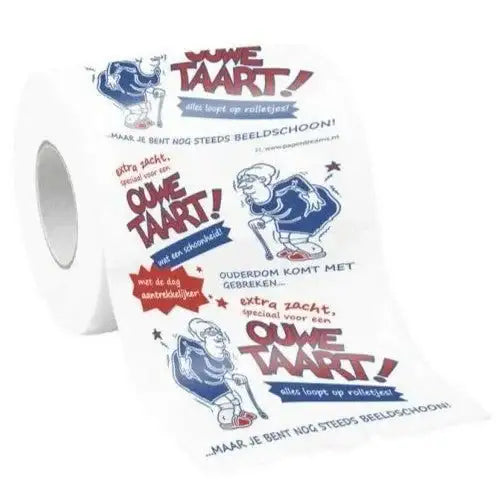 Toiletpapier - Ouwe Taart - Ballonnenshop.nl