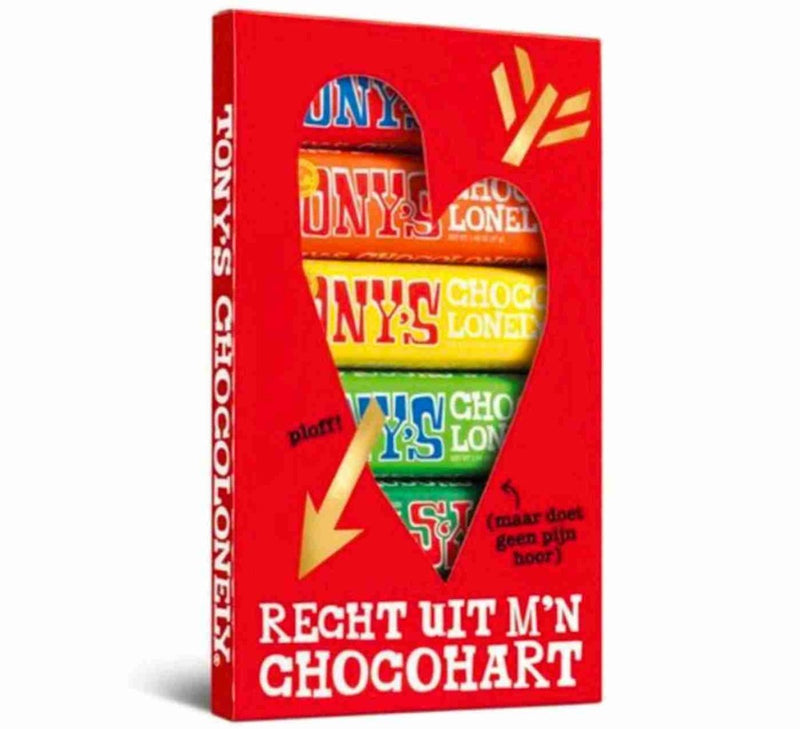 Tony's Chocolonely - Liefde Proeverijtje - Ballonnenshop.nl