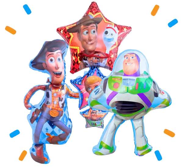 Toy Story Trosje XXXL - Gevuld Met Helium - 111 cm - Ballonnenshop.nl