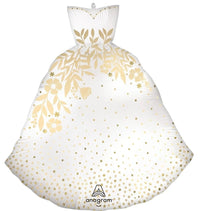 Trouwjurk Folie Ballon - 73 cm - Ballonnenshop.nl