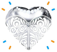 Trouwjurk Helium Ballon - Gevuld Met Helium - 46 cm - Ballonnenshop.nl
