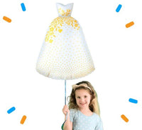 Trouwjurk Helium Ballon - Gevuld Met Helium - 73 cm - Ballonnenshop.nl
