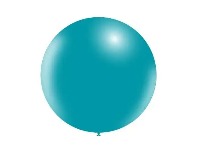 Turquoise Mega Ballon XL 91 cm - Ballonnenshop.nl