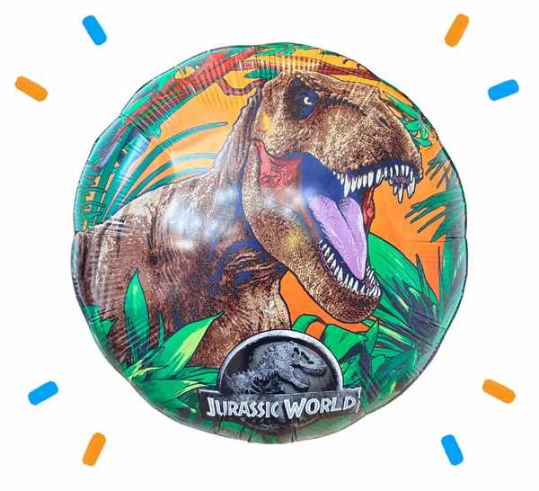 Tyrannosaurus Rex Jurassic World Helium Ballon - Gevuld Met Helium - 46 cm - Ballonnenshop.nl