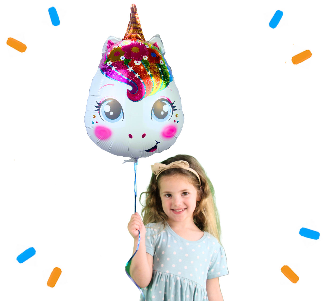 Unicorn Helium Ballon - Gevuld Met Helium - 46 cm