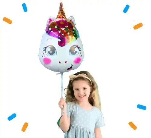 Unicorn Helium Ballon - Gevuld Met Helium - 46 cm - Ballonnenshop.nl