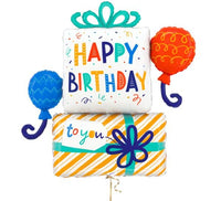 Verjaardag Cadeau Deluxe Helium Ballon - Gevuld Met Helium - 114 cm - Ballonnenshop.nl