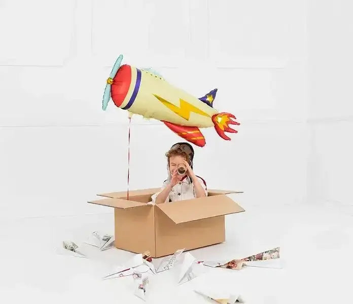 Vliegtuig Folie Ballon 91 cm - Ballonnenshop.nl