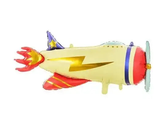 Vliegtuig Folie Ballon 91 cm - Ballonnenshop.nl
