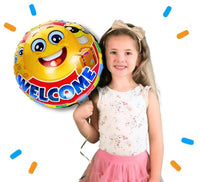 Welcome Helium Ballon - Gevuld Met Helium - 45 cm - Ballonnenshop.nl