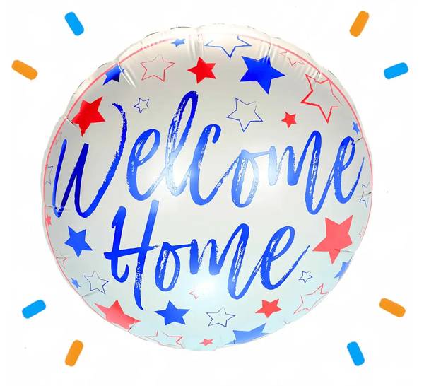 Welcome Home Helium Ballon - Gevuld Met Helium - 45 cm - Ballonnenshop.nl