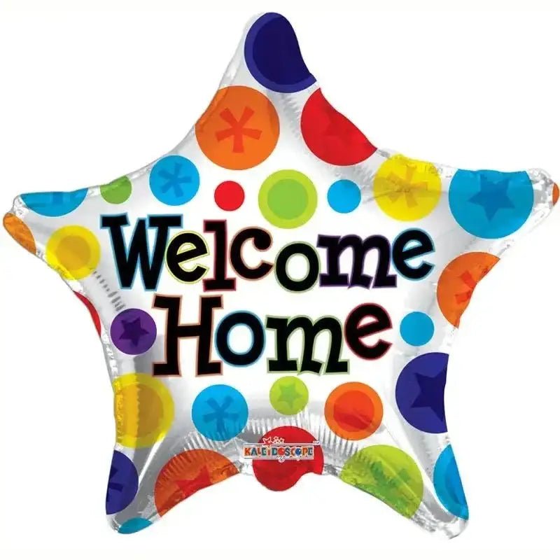 Welcome Home Ster Folie Ballon - 45 cm - Ballonnenshop.nl