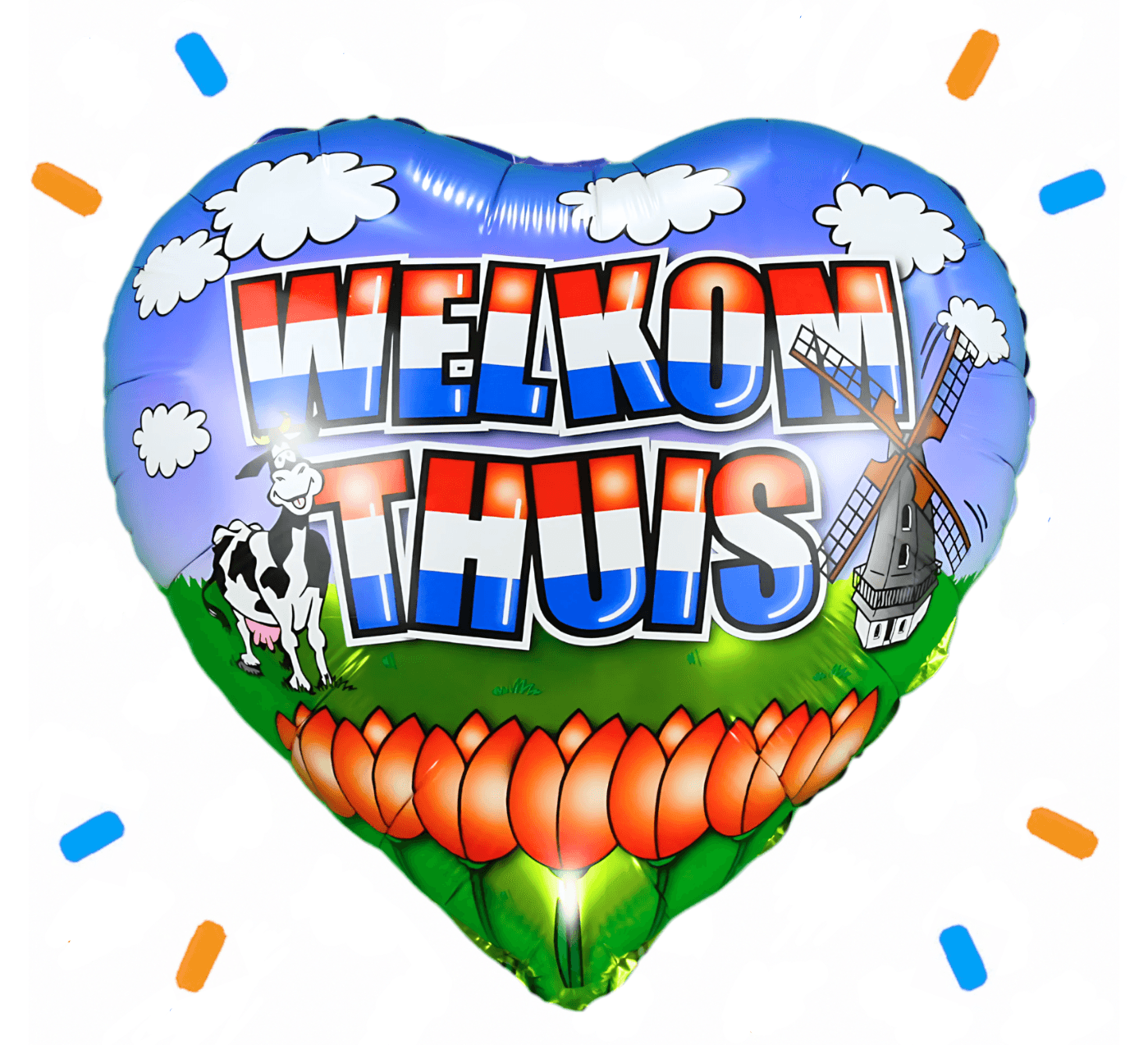 Welkom Thuis Helium Ballon - Gevuld Met Helium - 46 cm - Ballonnenshop.nl