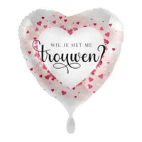 Wil Je Trouwen Folie Ballon - 43 cm - Ballonnenshop.nl