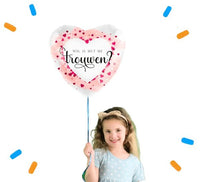 Wil Je Trouwen Helium Ballon - Gevuld Met Helium - 46 cm - Ballonnenshop.nl