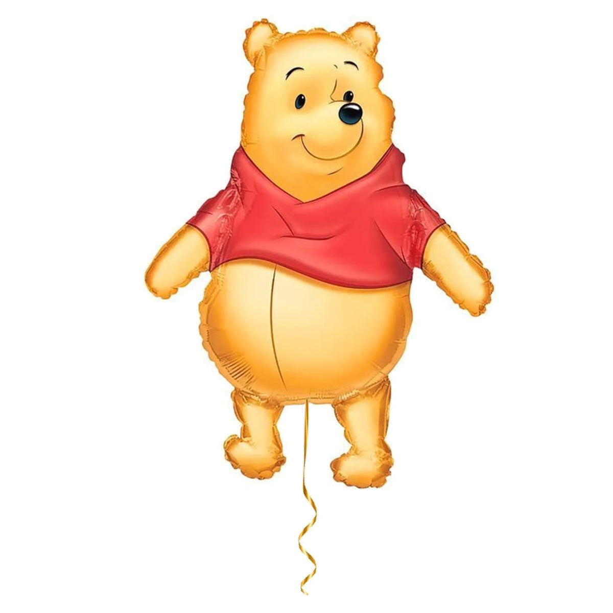 Winnie De Poeh Helium XL Ballon – helium gevuld met metallic gouden lint – Ballonnenshop.nl