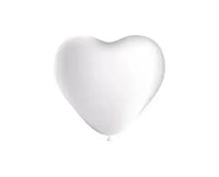 Witte Hartjes Ballonnen - 6 stuks - 25 cm - Ballonnenshop.nl