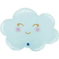 Wolk Blauw Folie Ballon - 61 cm - Ballonnenshop.nl