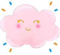 Wolk Roze Helium Ballon - Gevuld Met Helium - 61 cm - Ballonnenshop.nl